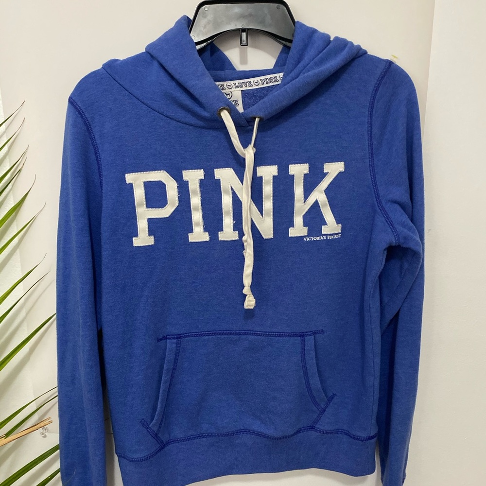PINK Victoria Secret Small blue Hoodie